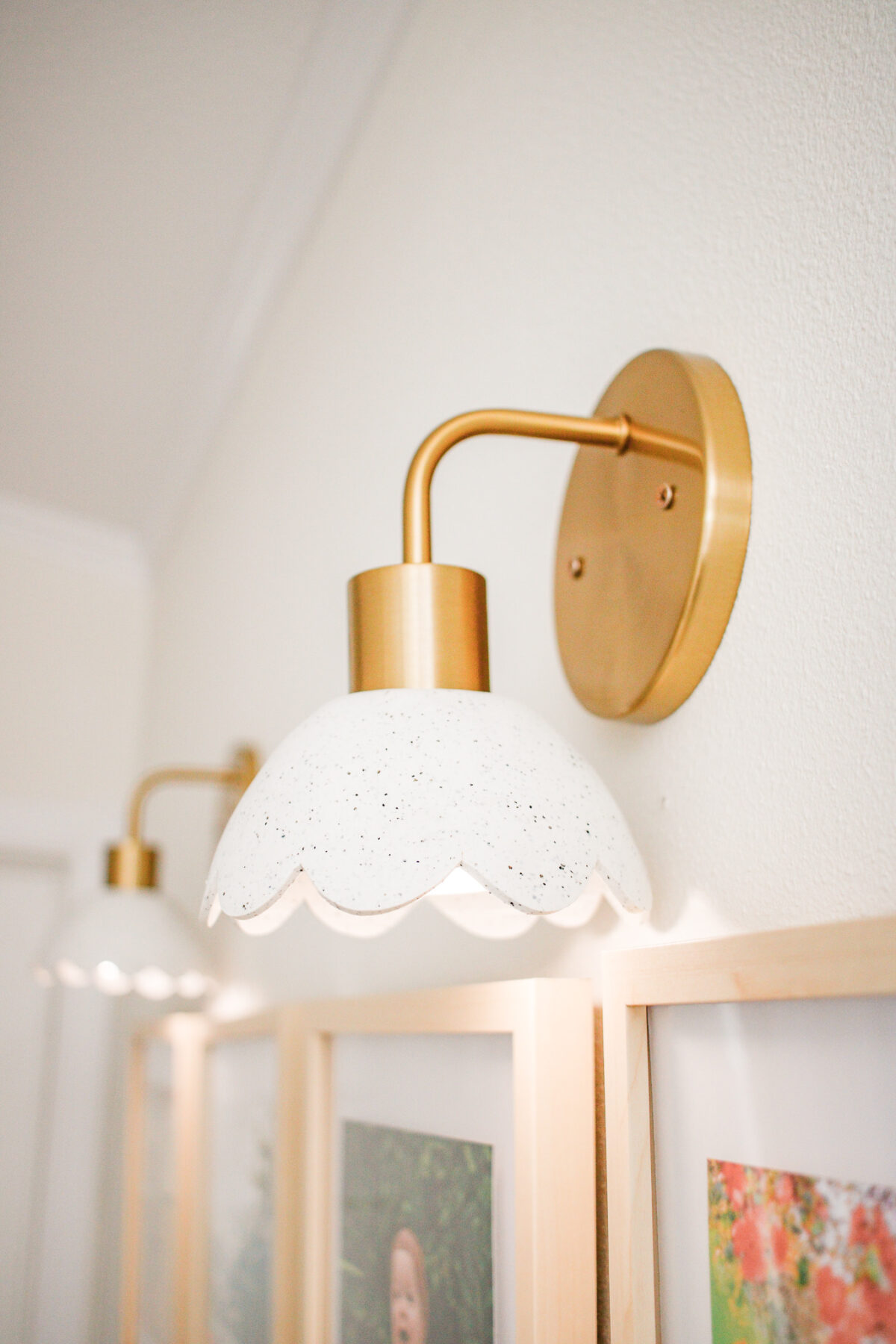 DIY Wireless Clay Wall Sconce Light For $25