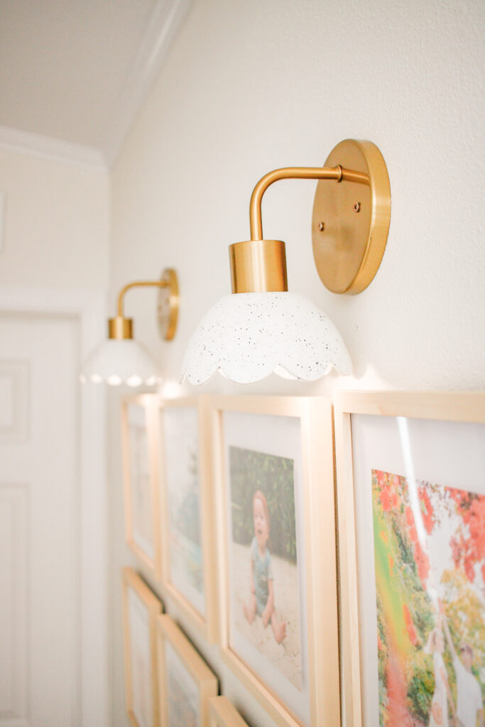 DIY Wireless Clay Wall Sconce Light For $25 - Made with Oven Bake Polymer Clay. The best home decor hack to save some money!