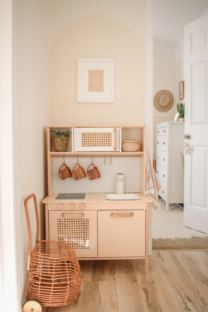 Transforming a Play Kitchen to a Functional one