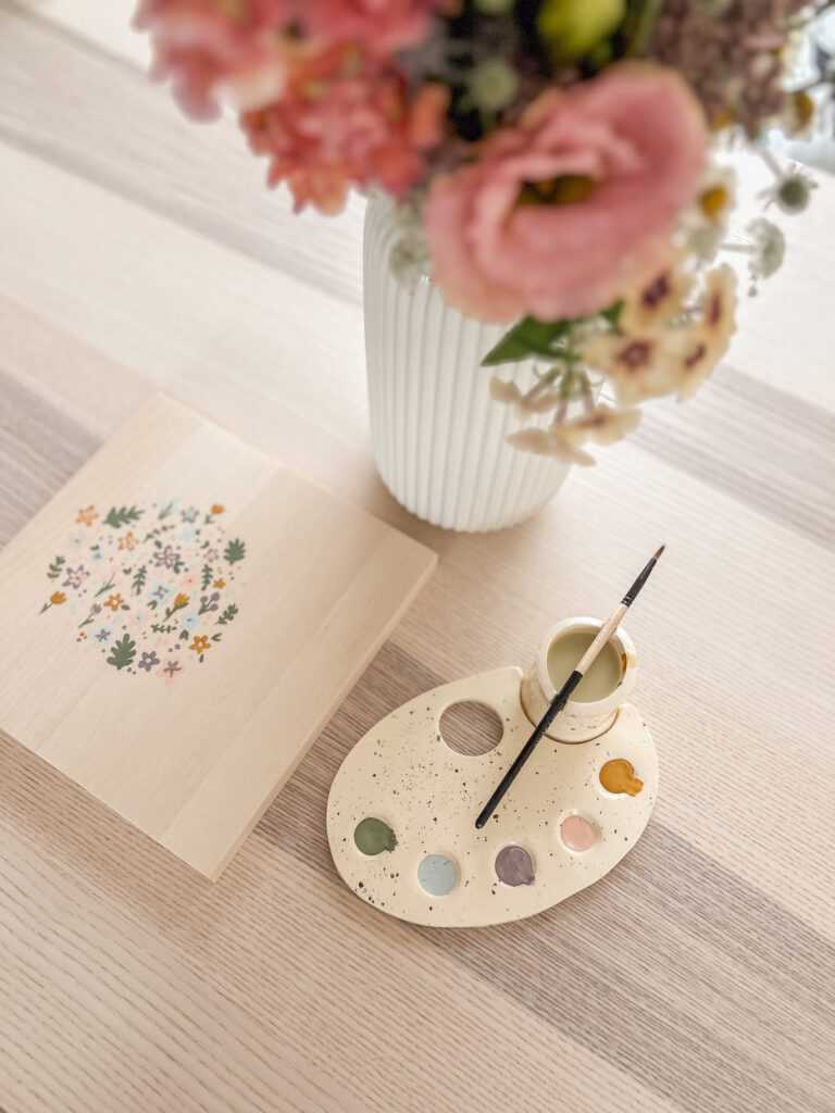 Flower-Shaped Ceramic Painting Palette – Artiful Boutique