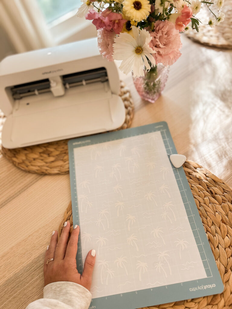 DIY Faux Wallpaper with a Cricut